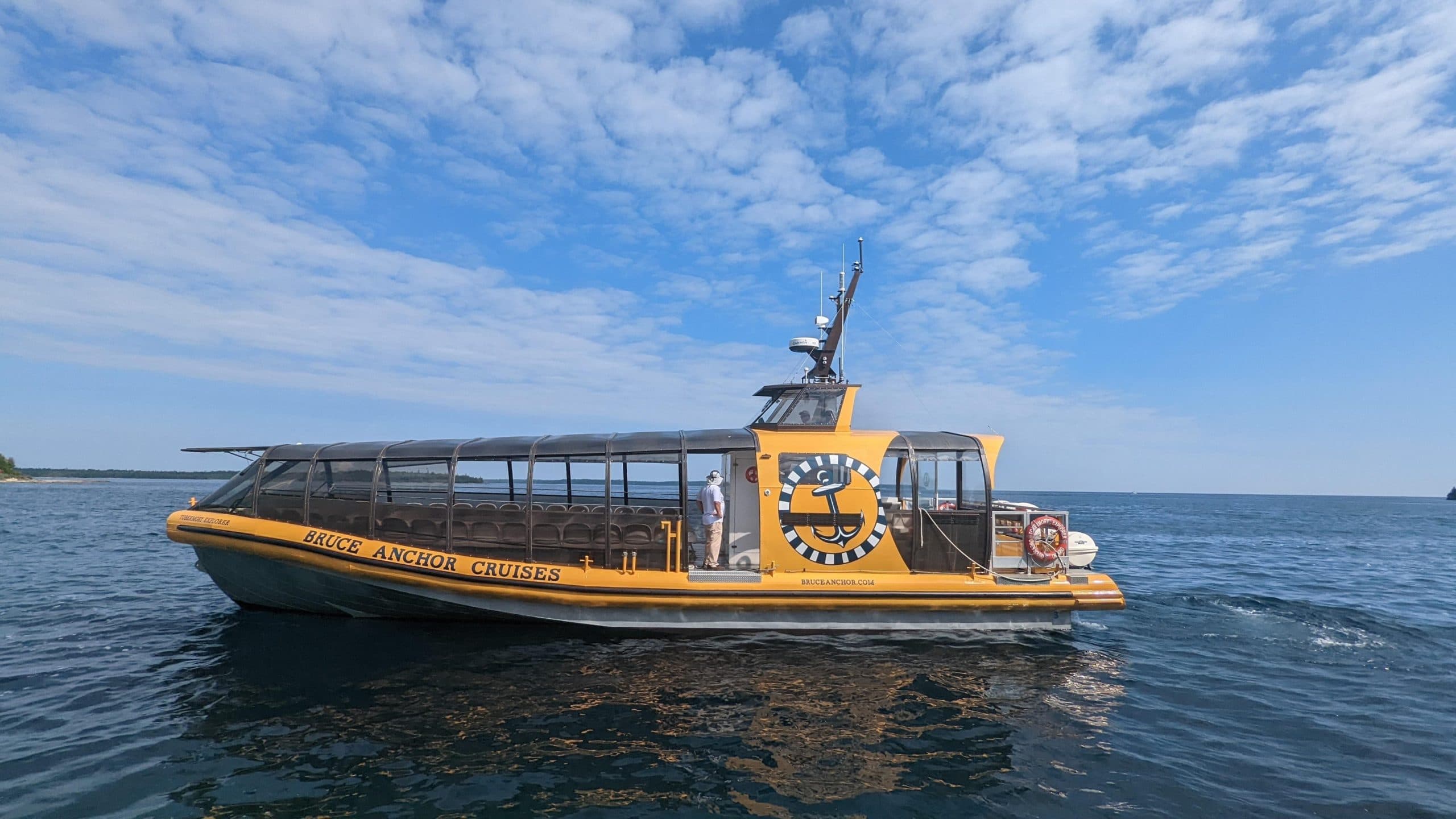 Explorer, Tobermory, Bruce Anchor Cruises, Flowerpot, Shipwrecks, Glass bottom